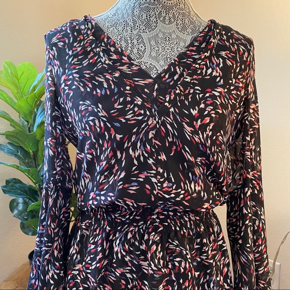 WHBM Scattered Print Boho Dress - Picture 8 of 12